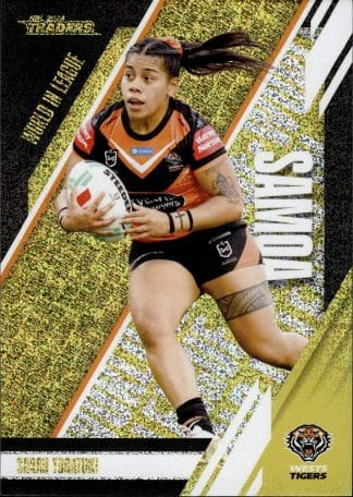 2024 NRL Traders World In League Gold - WLG27 Sarah Togatuki  Wests Tigers