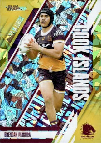 2024 NRL Traders World In League Priority - WLPP01 Brendan Piakura Brisbane Broncos