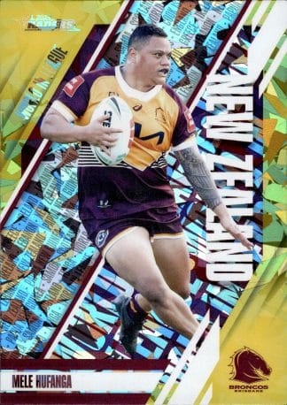 2024 NRL Traders World In League Priority - WLPP04 Mele Hufanga Brisbane Broncos