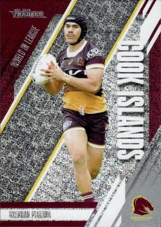 2024 NRL Traders World In League Silver - WLS01 Brendan Piakura Brisbane Broncos