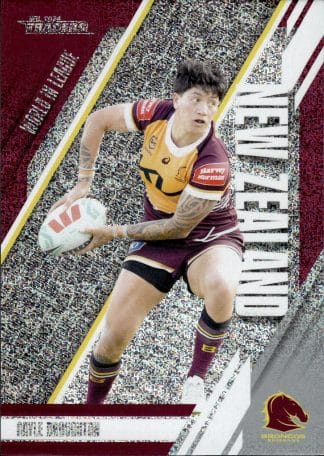 2024 NRL Traders World In League Silver - WLS02 Gayle Broughton on Brisbane Broncos