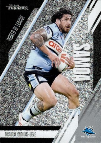 2024 NRL Traders World In League Silver - WLS06 Braden Hamlin-Uele Cronulla Sharks