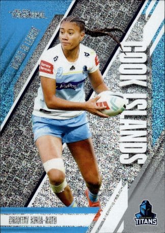 2024 NRL Traders World In League Silver - WLS10 Chantay Kiria-Ratu Gold Coast Titans