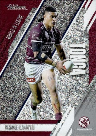 2024 NRL Traders World In League Silver - WLS11 Haumole Olakau'atu Manly Sea Eagles
