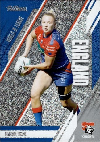 2024 NRL Traders World In League Silver - WLS14 Georgia Roche Newcastle Knights