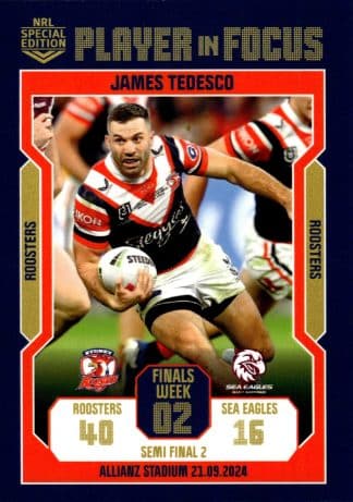 2024 NRL Player In Focus Finals Week 2 Semi Final 2 - IF SF2 James Tedesco Sydney Roosters