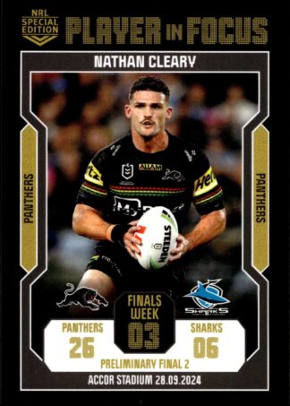 2024 NRL Player In Focus Finals Week 3 Preliminary Final 2 - IF PF02 Nathan Cleary Penrith Panthers