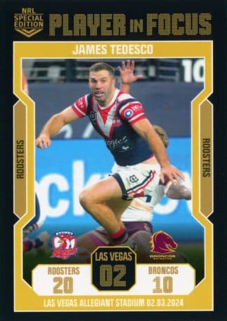 2024 NRL Player In Focus Las Vegas - IF LV2 James Tedesco Sydney Roosters