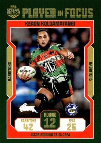 2024 NRL Player In Focus Round 12 - IF12 Keaon Koloamatangi South Sydney Rabbitohs