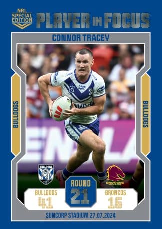 2024 NRL Player In Focus Round 21 - IF21 Connor Tracey Canterbury Bulldogs