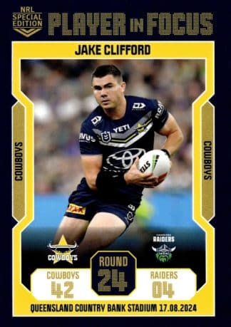 2024 NRL Player In Focus Round 24 - IF24 Jake Clifford North QLD Cowboys