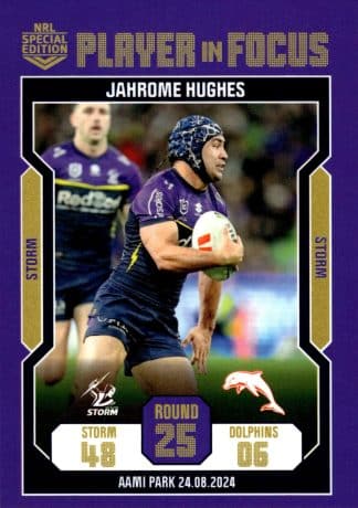 2024 NRL Player In Focus Round 25 - IF25 Jahrome Hughes Melbourne Storm