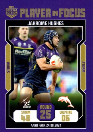 2024 NRL Player In Focus Round 25 - IF25 Jahrome Hughes Melbourne Storm