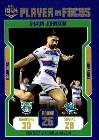 2024 NRL Player In Focus Round 26 - IF26 Shaun Johnson Warriors