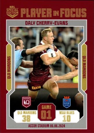 2024 NRL Player In Focus State Of Origin - IF SOO1 Daly Cherry-Evans QLD Maroons