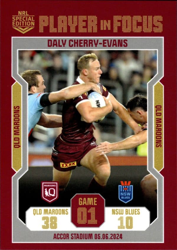 2024 NRL Player In Focus State Of Origin - IF SOO1 Daly Cherry-Evans QLD Maroons