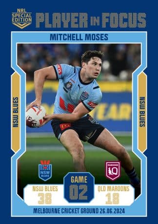 2024 NRL Player In Focus State Of Origin - IF SOO2 Mitchell Moses NSW Blues