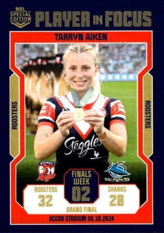 2024 NRLW Player In Focus Finals Weeks 2 Grand Final - IFGFW Tarryn Aiken Sydney Roosters