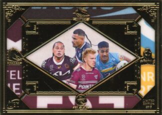 2024 NRL Elite Futera 1 Of 1 Replica Master Set #4 - MS01 Taupau, Katoa, Khan-Pereira, Trbojevic,