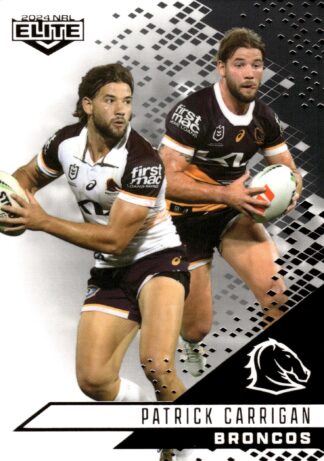2024 NRL Elite Black Diamond Mojo - MB002 Patrick Carrigan Brisbane Broncos