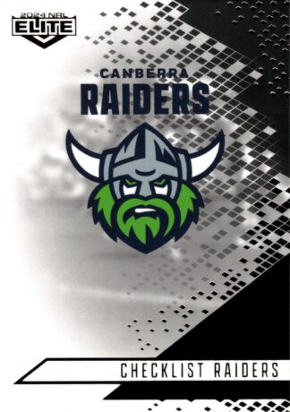 2024 NRL Elite Black Diamond Mojo - MB010 Checklist Canberra Raiders
