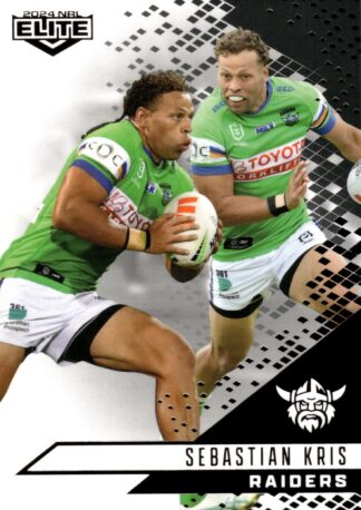 2024 NRL Elite Black Diamond Mojo - MB013 Sebastian Kris Canberra Raiders