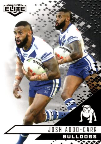 2024 NRL Elite Black Diamond Mojo - MB020 Josh Addo-Carr Canterbury Bulldogs