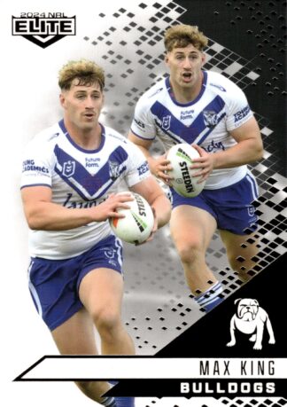 2024 NRL Elite Black Diamond Mojo - MB024 Max King Canterbury Bulldogs