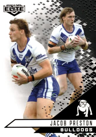 2024 NRL Elite Black Diamond Mojo - MB027 Jacob Preston Canterbury Bulldogs