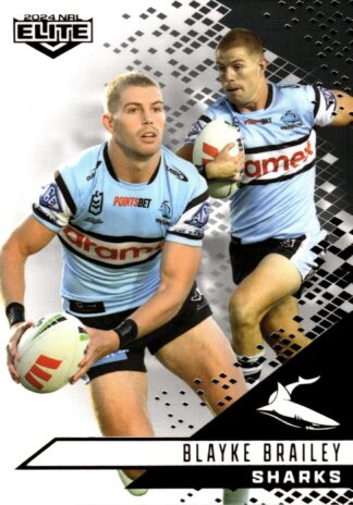 2024 NRL Elite Black Diamond Mojo - MB029 Blayke Brailey Cronulla Sharks