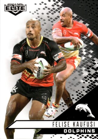 2024 NRL Elite Black Diamond Mojo - MB043 Felise Kaufusi Dolphins