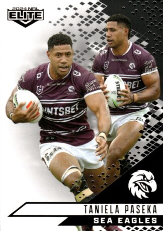 2024 NRL Elite Black Diamond Mojo - MB061 Taniela Paseka Manly Sea Eagles