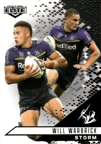 2024 NRL Elite Black Diamond Mojo - MB072 Will Warbrick Melbourne Storm
