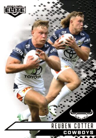 2024 NRL Elite Black Diamond Mojo - MB083 Reuben Cotter North Queensland Cowboys