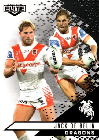 2024 NRL Elite Black Diamond Mojo - MB119 Jack De Belin St George Illawarra Dragons