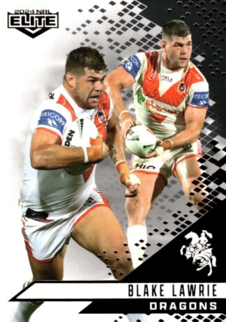 2024 NRL Elite Black Diamond Mojo - MB122 Blake Lawrie St George Illawarra Dragons