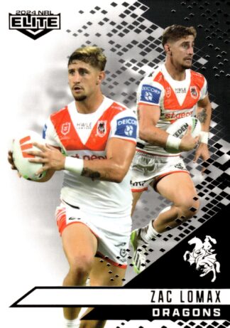 2024 NRL Elite Black Diamond Mojo - MB124 Zac Lomax St George Illawarra Dragons