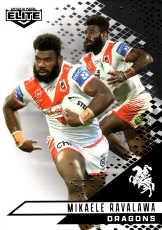 2024 NRL Elite Black Diamond Mojo - MB125 Mikaele Ravalawa St George Illawarra Dragons