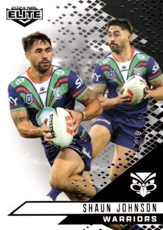 2024 NRL Elite Black Diamond Mojo - MB141 Shaun Johnson Warriors