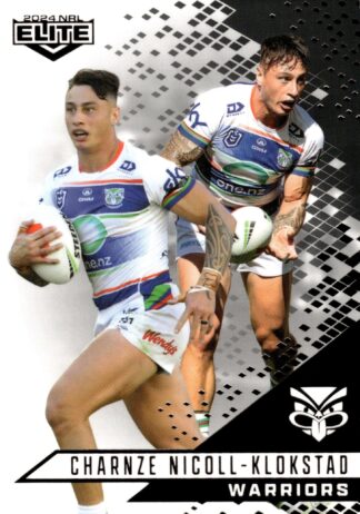 2024 NRL Elite Black Diamond Mojo - MB142 Charnze Nicoll-Klokstad Warriors