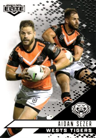 2024 NRL Elite Black Diamond Mojo - MB151 Aidan Sezer Wests Tigers