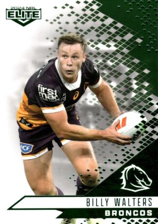 2024 NRL Elite Emerald Mojo - ME009 Billy Walters Brisbane Broncos