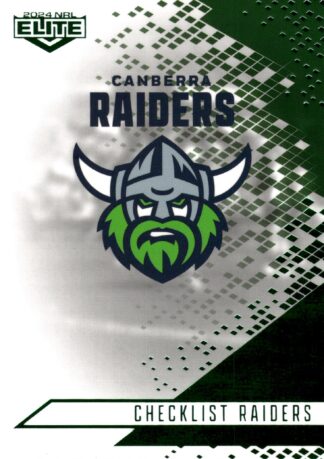 2024 NRL Elite Emerald Mojo - ME010 Checklist Canberra Raiders