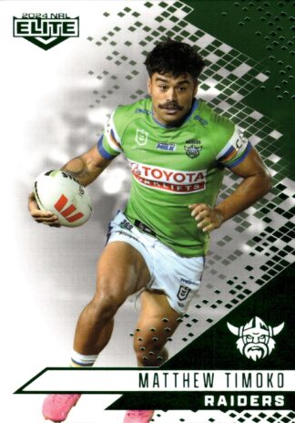 2024 NRL Elite Emerald Mojo - ME017 Matthew Timoko Canberra Raiders