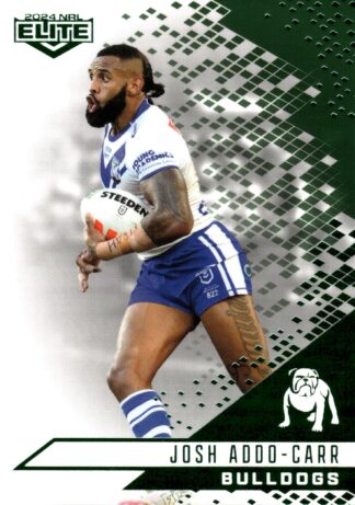 2024 NRL Elite Emerald Mojo - ME020 Josh Addo-Carr Canterbury Bulldogs