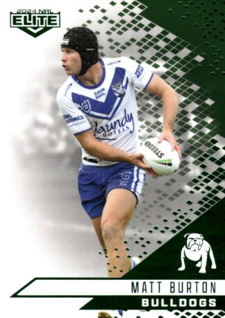 2024 NRL Elite Emerald Mojo - ME021 Matt Burton Canterbury Bulldogs