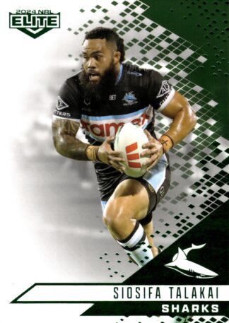 2024 NRL Elite Emerald Mojo - ME036 Siosifa Talakai Cronulla Sharks