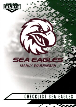2024 NRL Elite Emerald Mojo - ME055 Checklist Manly Sea Eagles