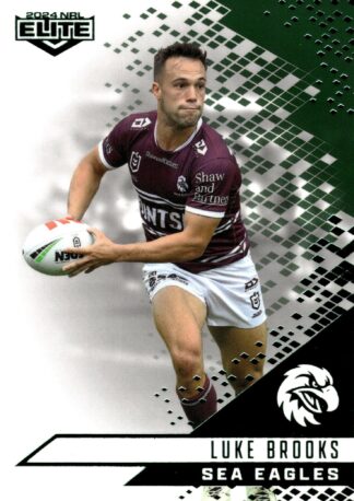 2024 NRL Elite Emerald Mojo - ME056 Luke Brooks Manly Sea Eagles