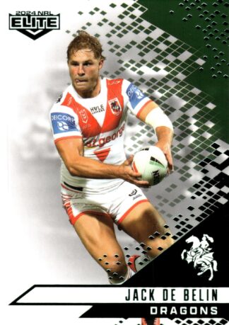 2024 NRL Elite Emerald Mojo - ME119 Jack De Belin St George Illawarra Dragons